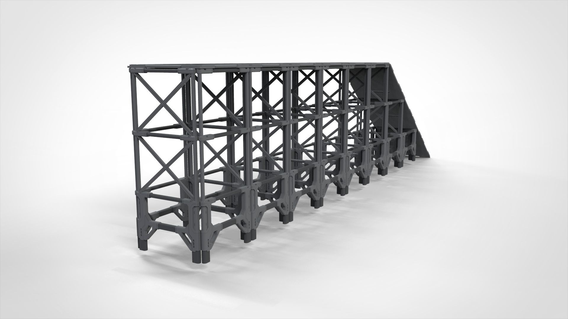 Sci Fi Modular Environment 4 3D model_8