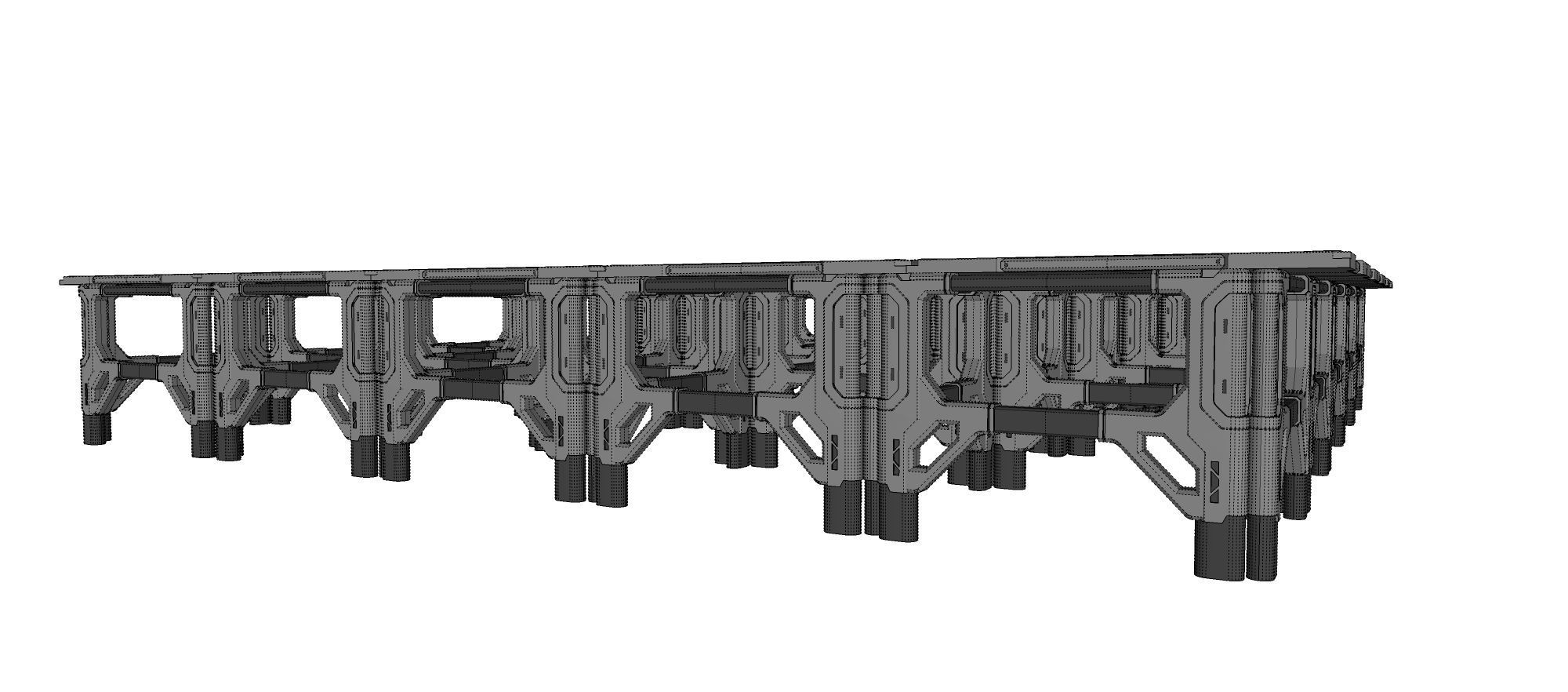 Sci Fi Modular Environment 4 3D model_30