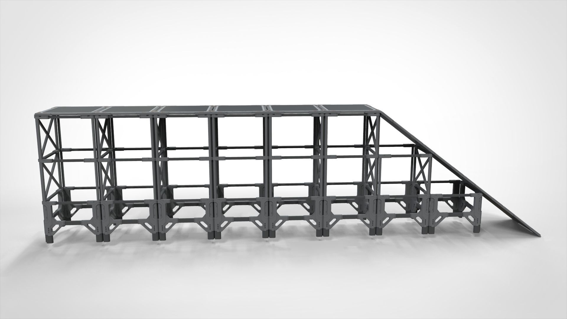 Sci Fi Modular Environment 4 3D model_7