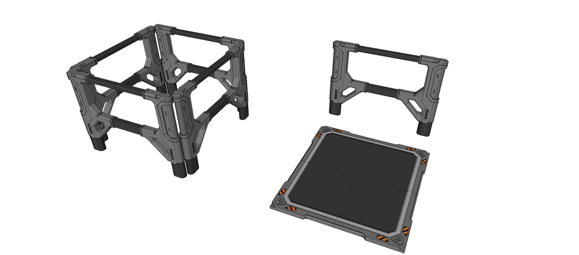 Sci Fi Modular Environment 4 3D model_32