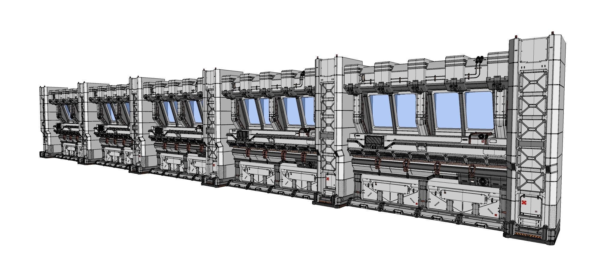 Sci Fi Modular Environment 5 3D model_19