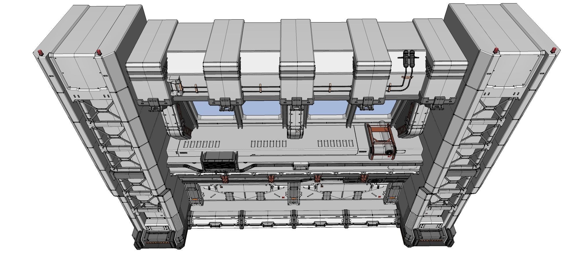 Sci Fi Modular Environment 5 3D model_22