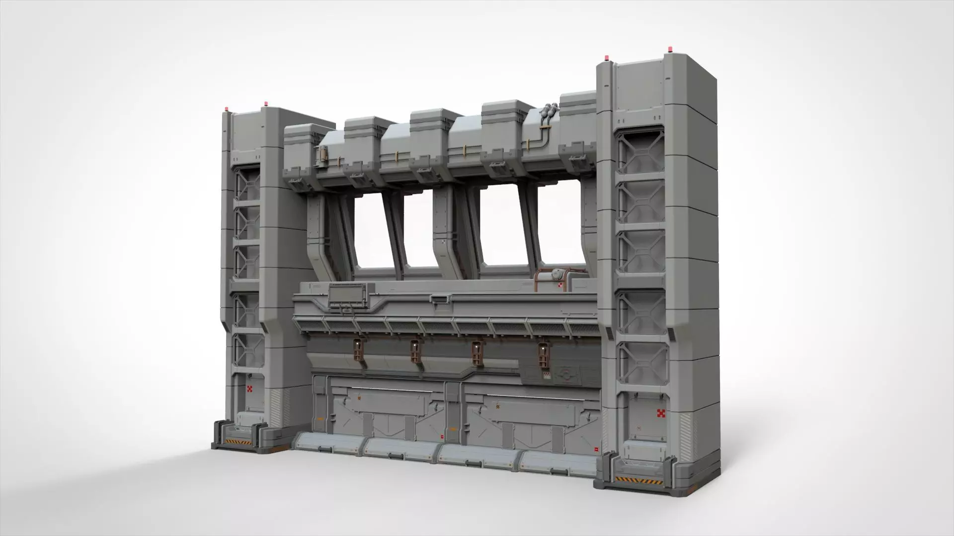 Sci Fi Modular Environment 5 3D model_0