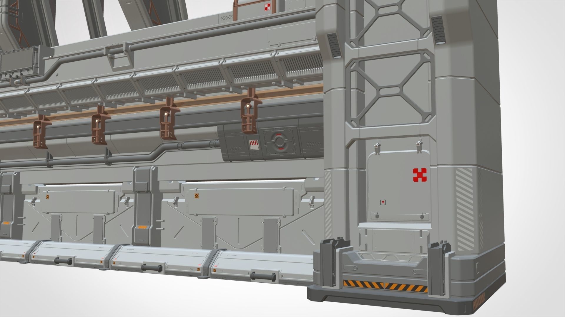 Sci Fi Modular Environment 5 3D model_12