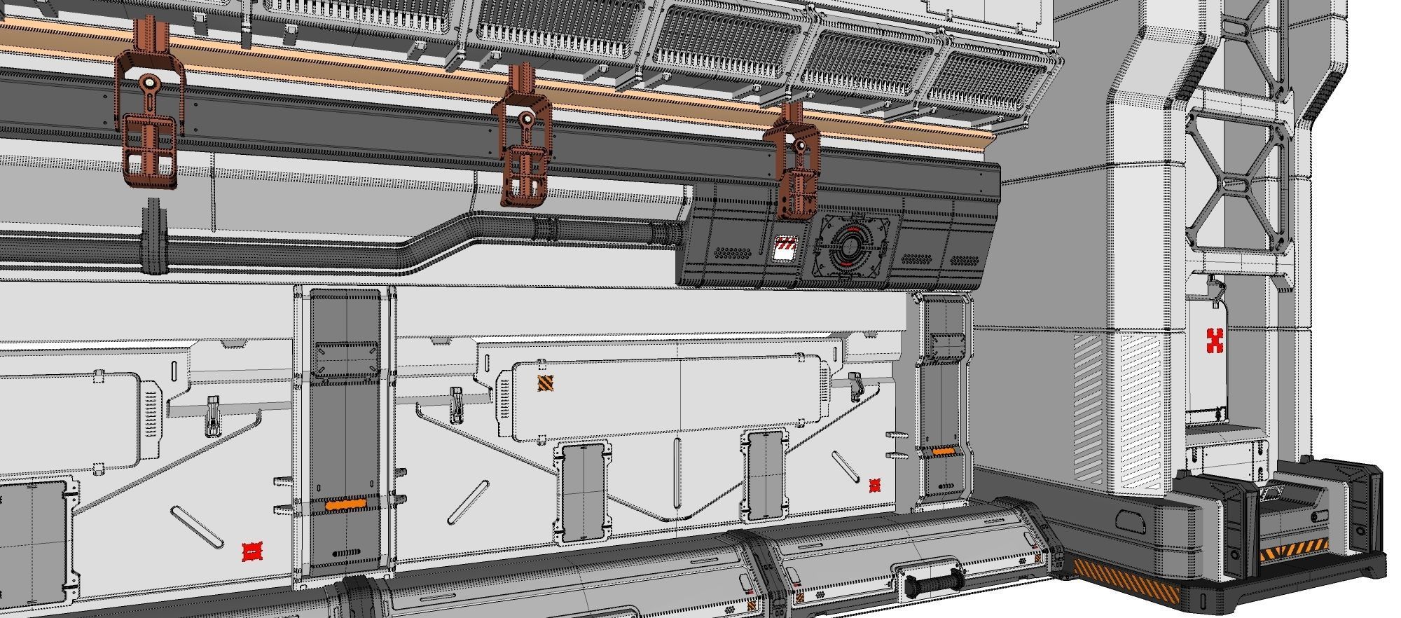 Sci Fi Modular Environment 5 3D model_26
