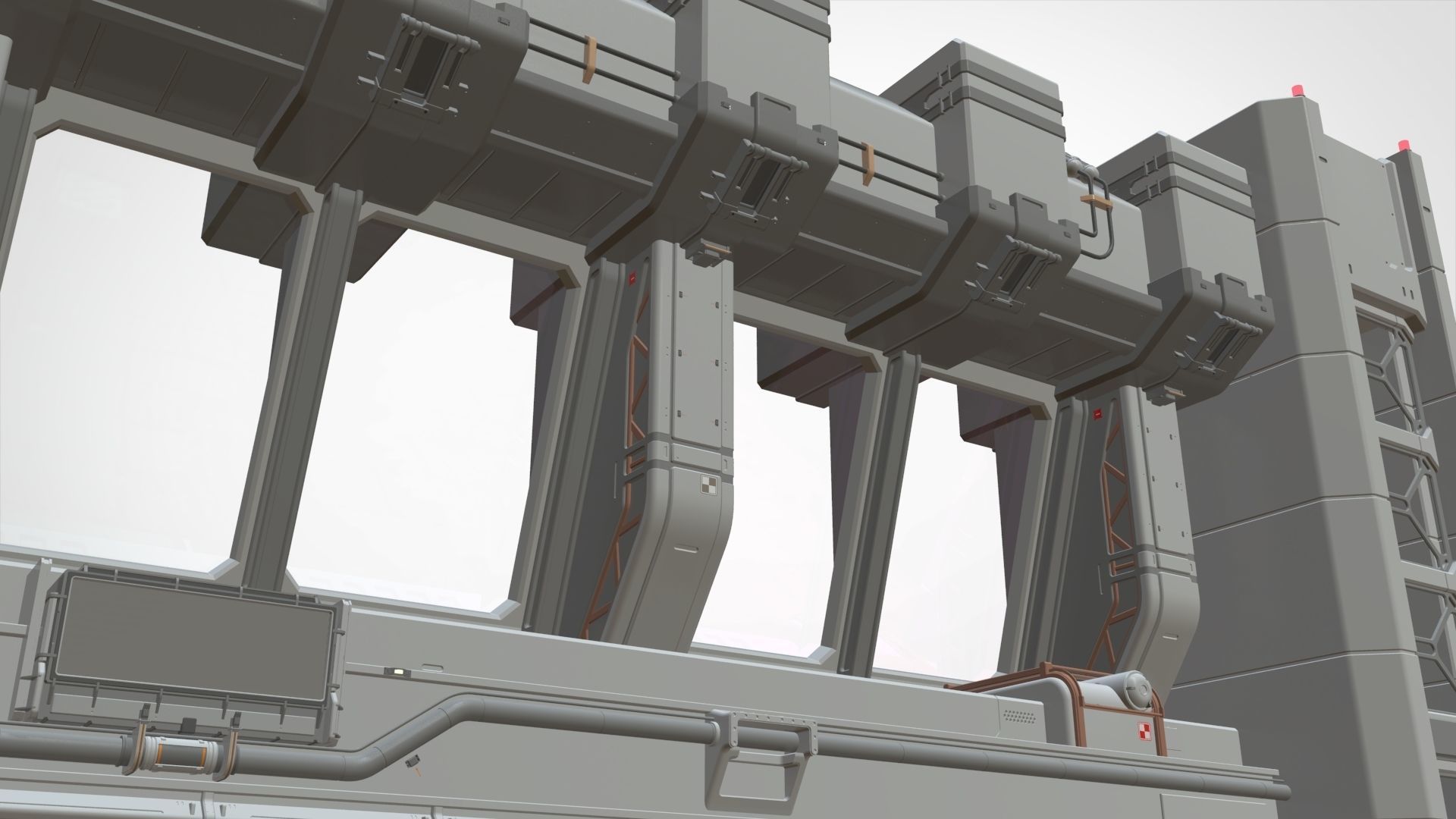 Sci Fi Modular Environment 5 3D model_17