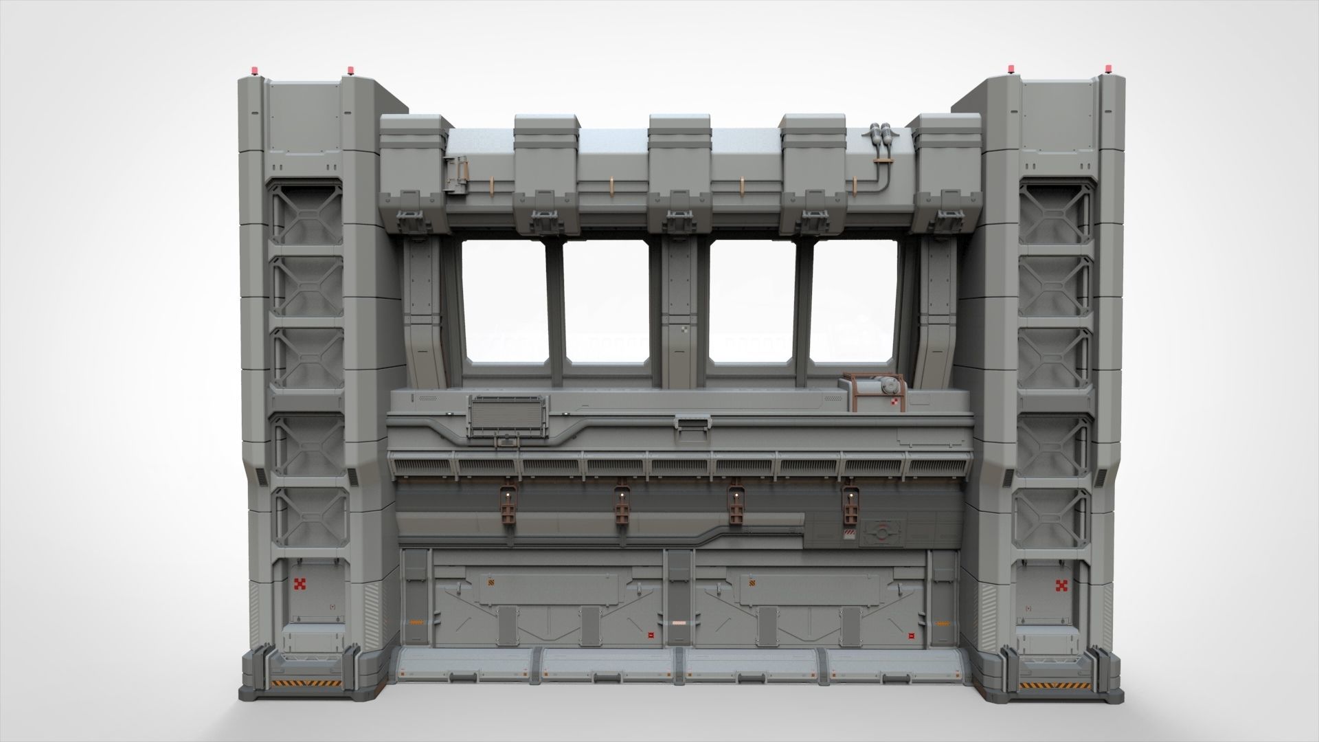 Sci Fi Modular Environment 5 3D model_3