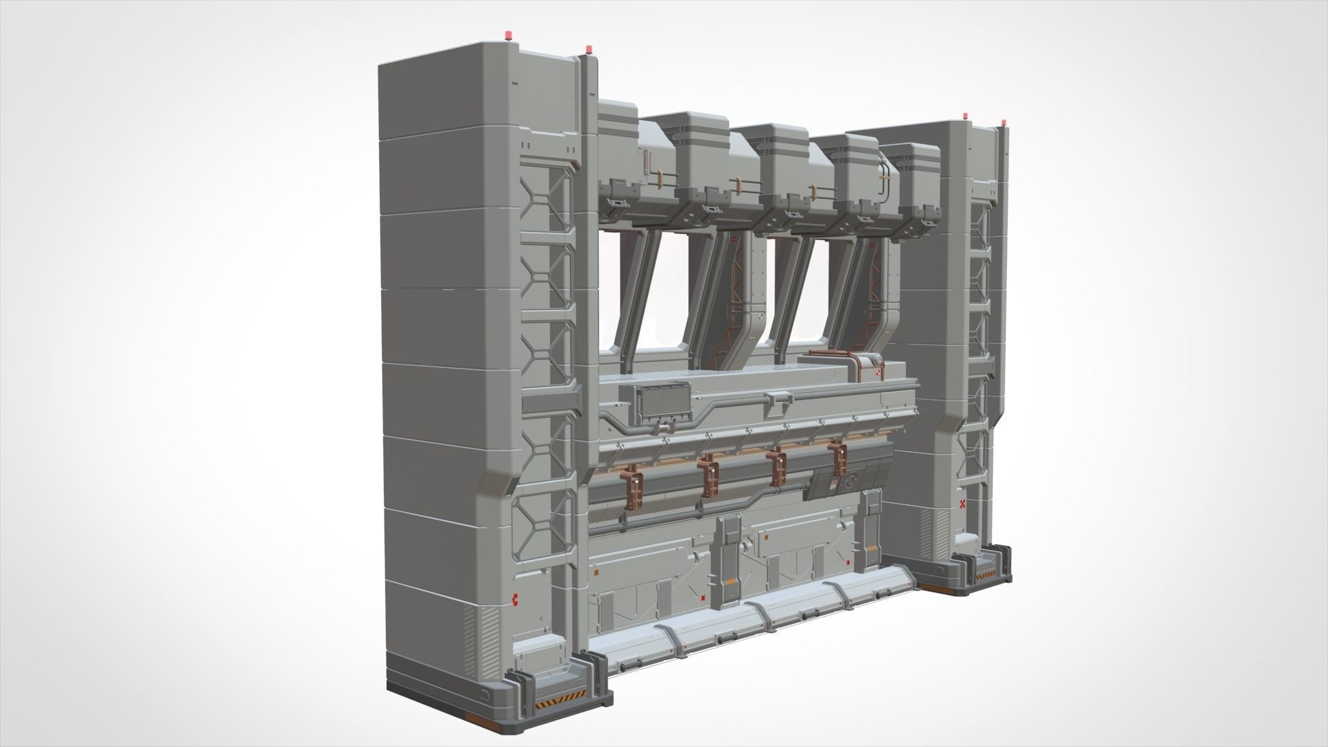 Sci Fi Modular Environment 5 3D model_4