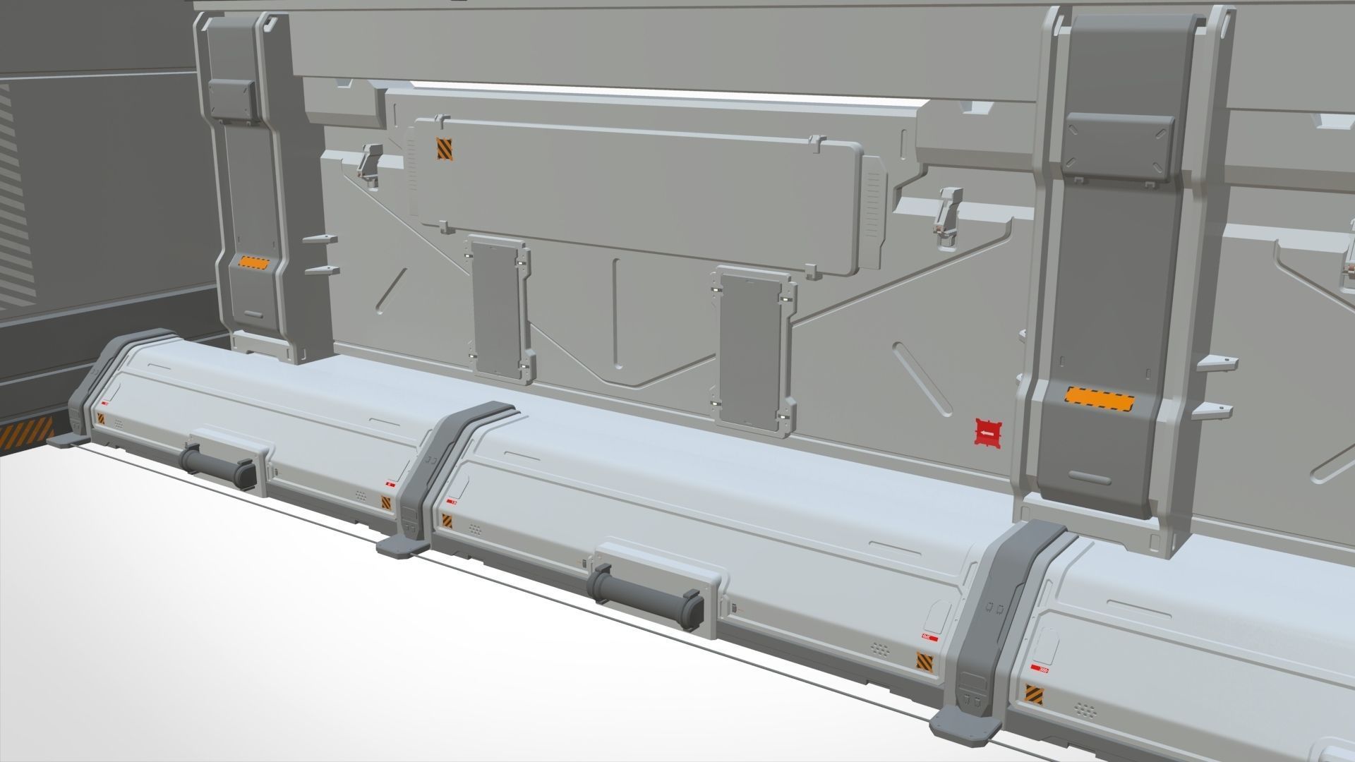 Sci Fi Modular Environment 5 3D model_13