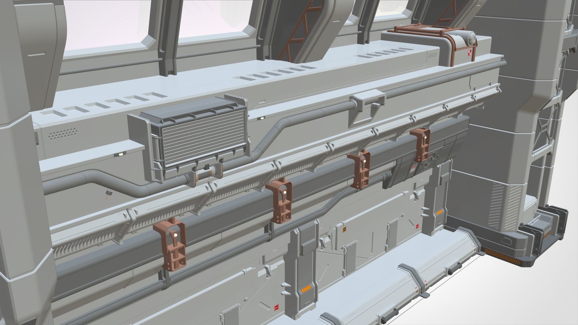 Sci Fi Modular Environment 5 3D model_16