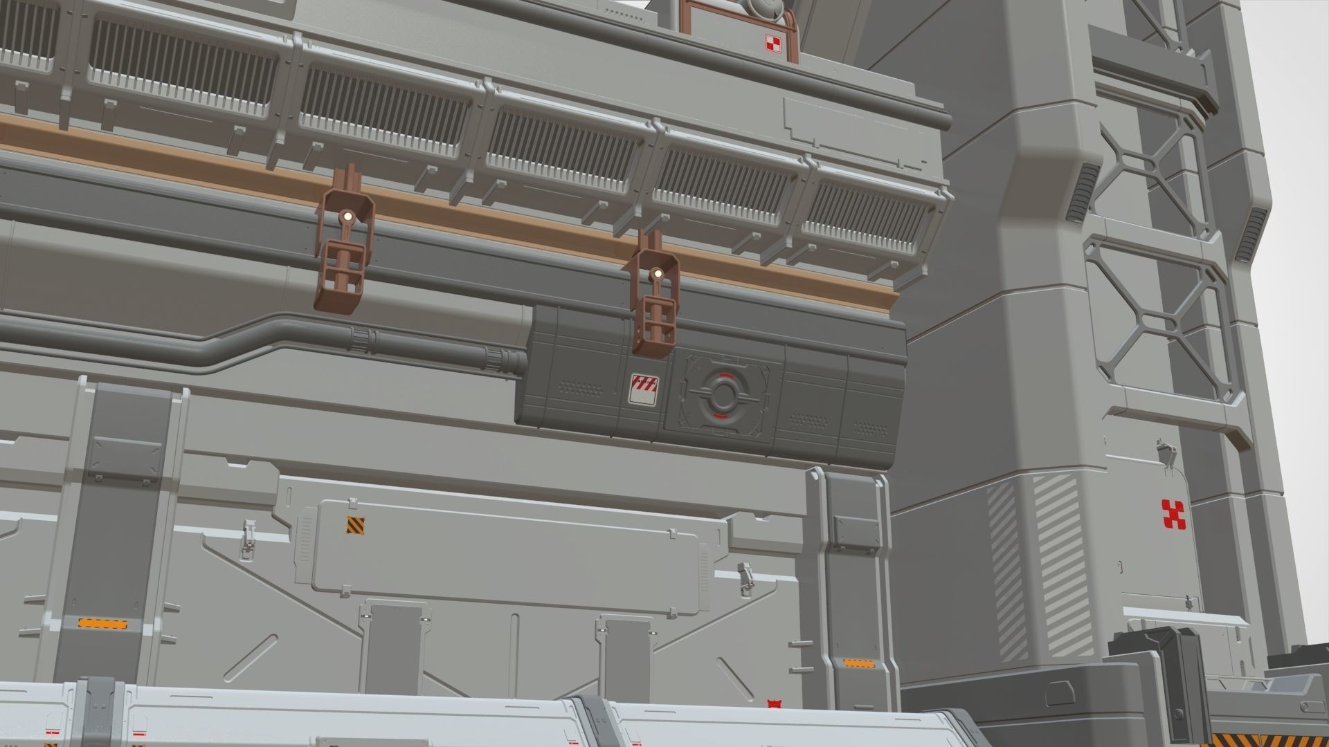 Sci Fi Modular Environment 5 3D model_18