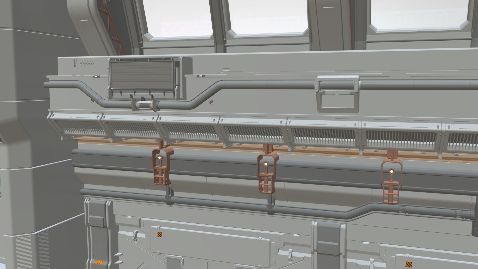 Sci Fi Modular Environment 5 3D model_10