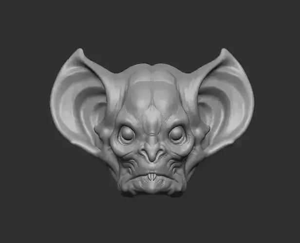 Alien Head 2 Headsculpt fot Action Figures 3D print model