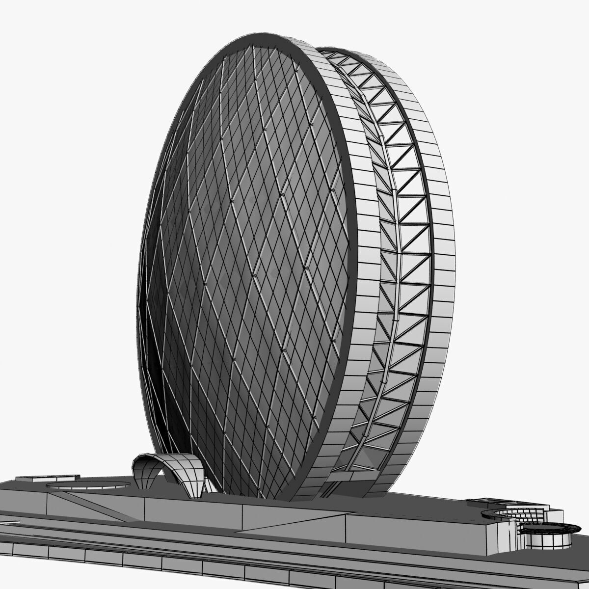 Abu Dhabi Buildings 3D model_10