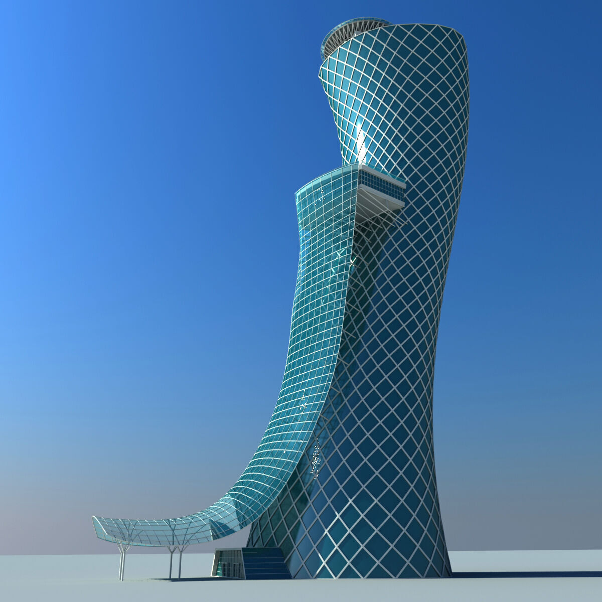 Abu Dhabi Buildings 3D model_12