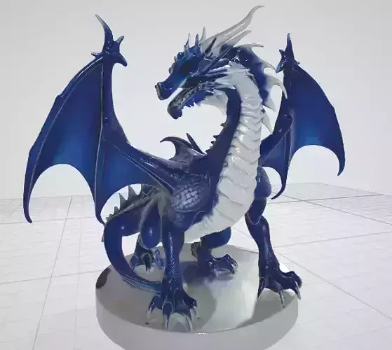 dragon azul 