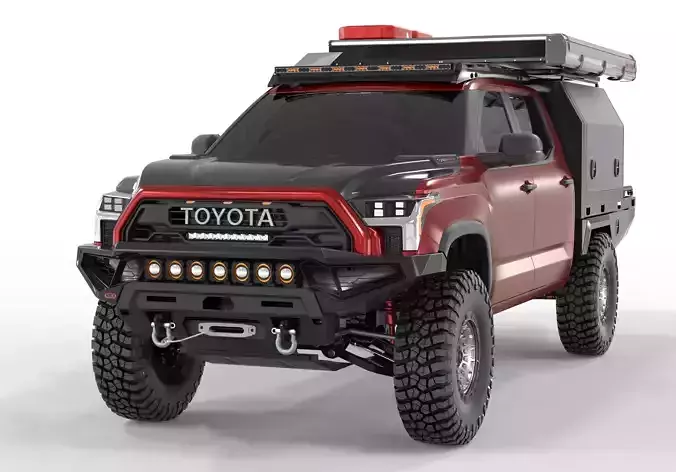 Toyota Tundra Trd 2024 Camping Edition 3D model