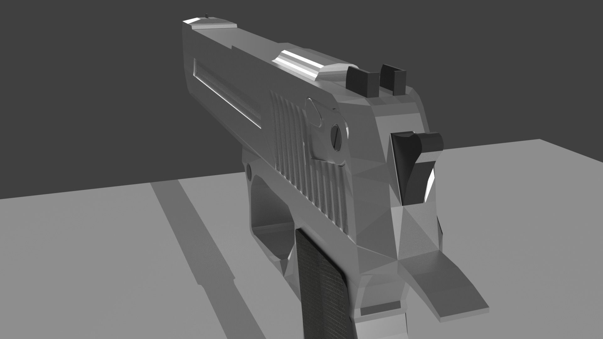 Desert Eagle Free low-poly 3D model_1