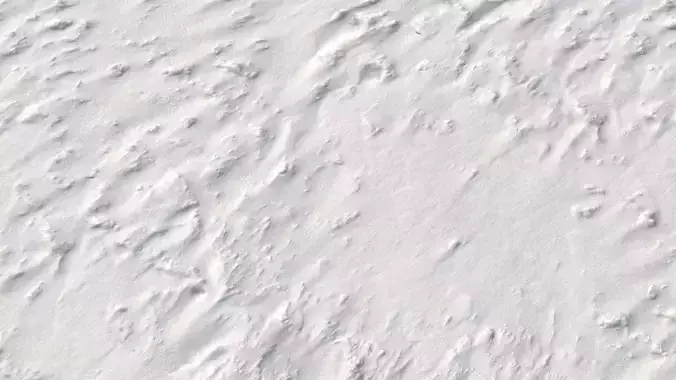 Snow 09 PBR Low-poly 3D model