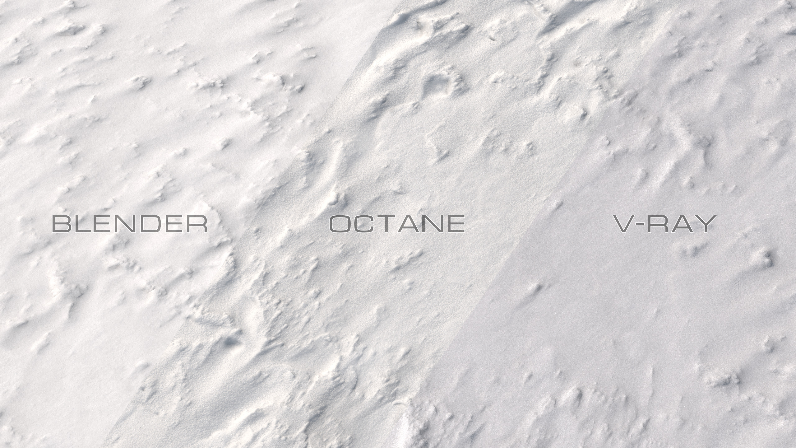 Snow 09 PBR Low-poly 3D model_2