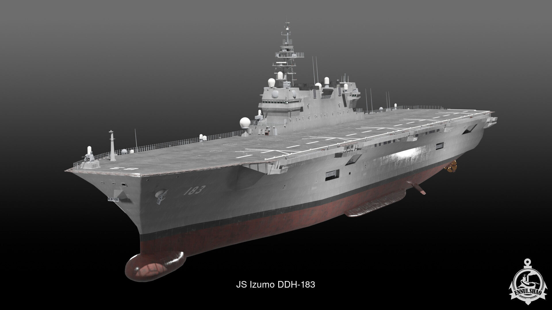 Modern aircraft carriers 3D Model Collection_15