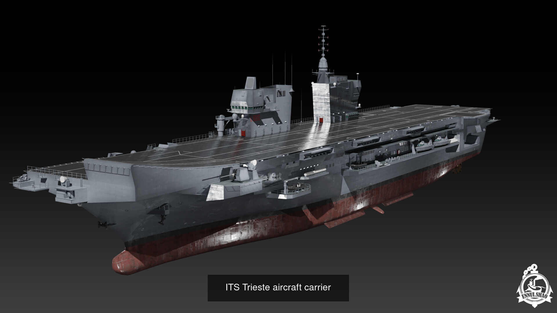 Modern aircraft carriers 3D Model Collection_20