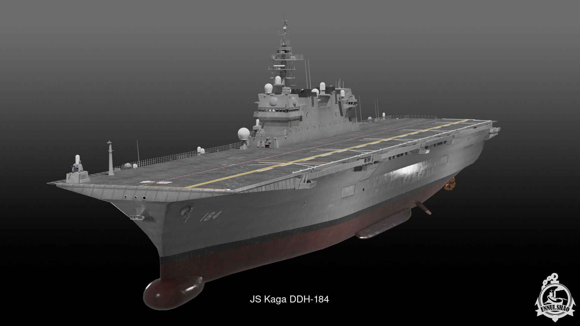 Modern aircraft carriers 3D Model Collection_16