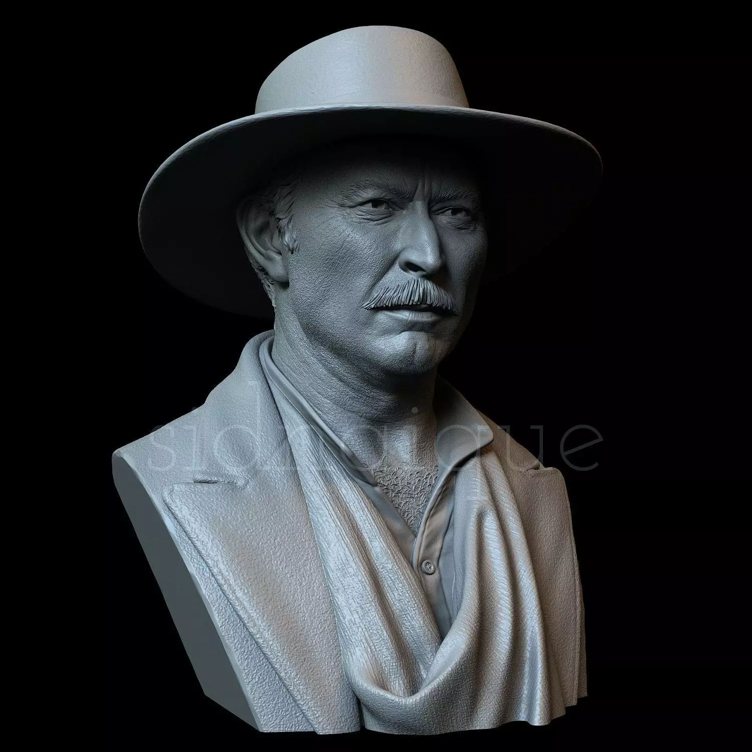 Lee Van Cleef 3D print model_0