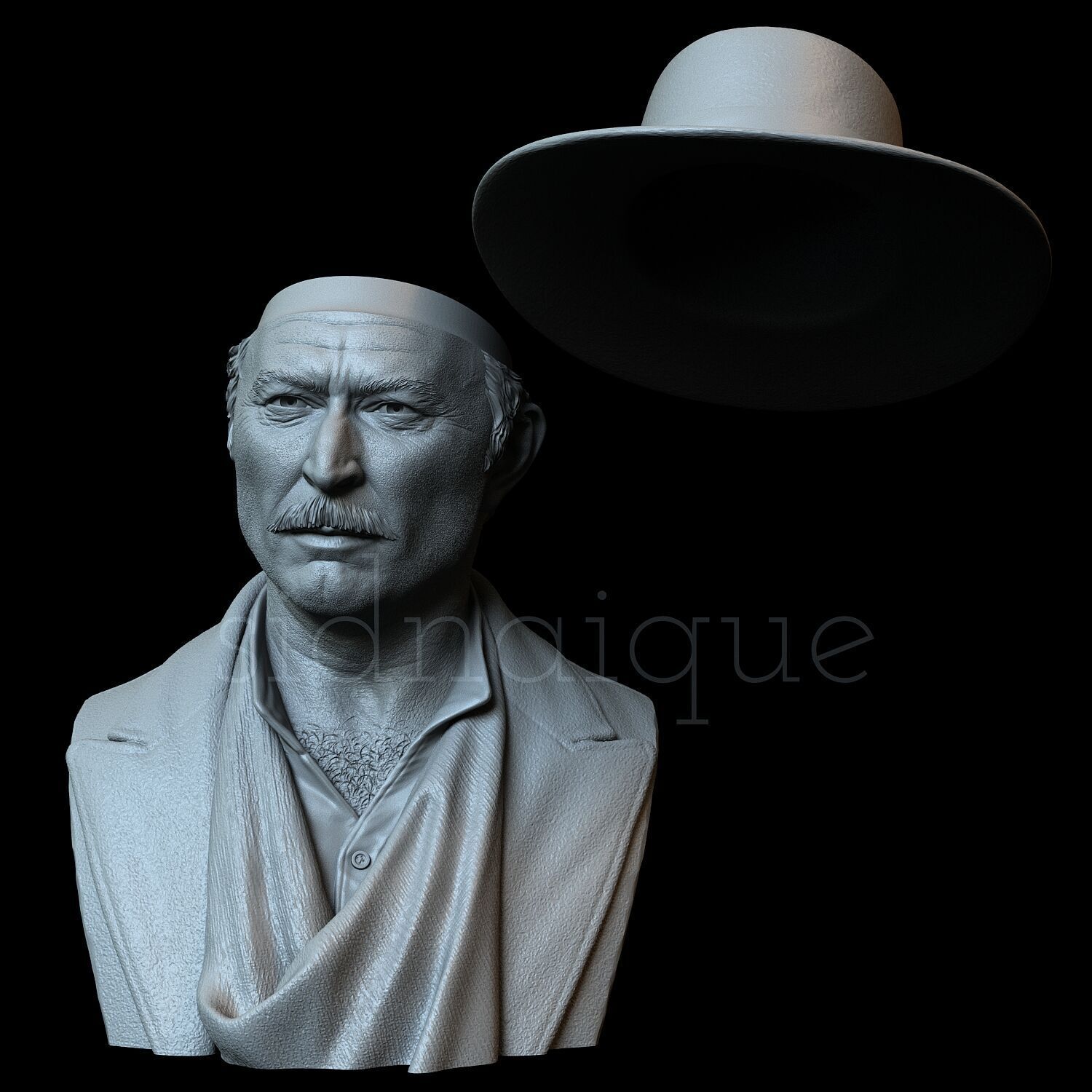 Lee Van Cleef 3D print model_11