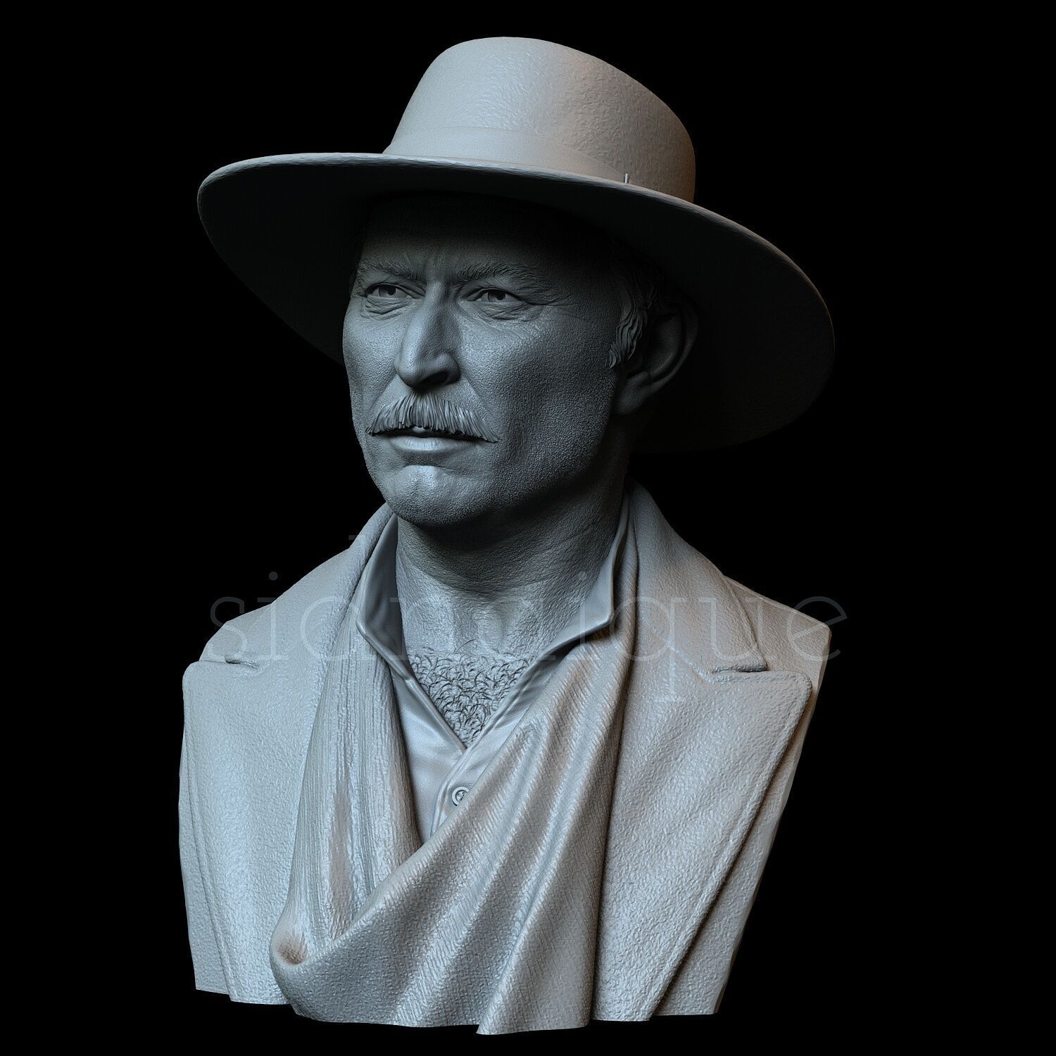 Lee Van Cleef 3D print model_2
