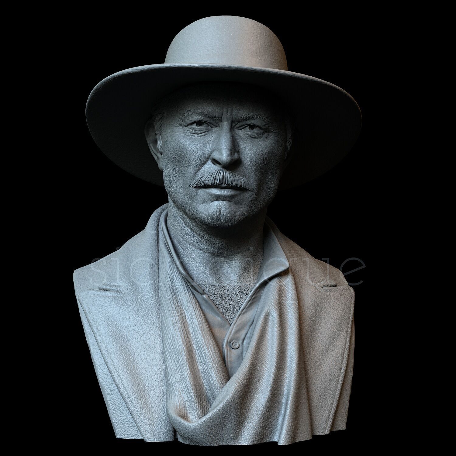 Lee Van Cleef 3D print model_1
