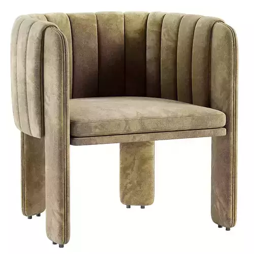 Stoel Liselore cognac 