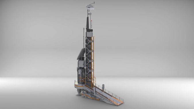  antenna post 1 3D model