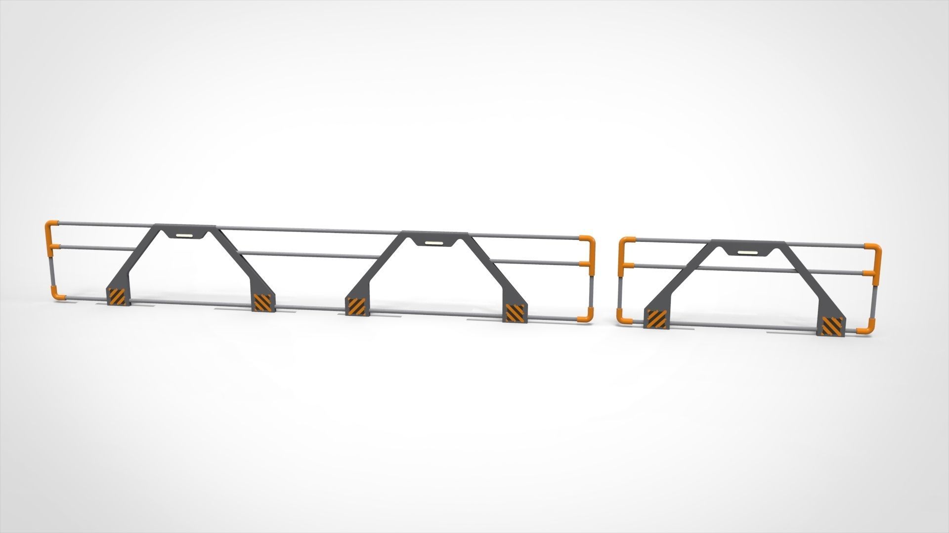 sci-fi Railing 3 3D model_14