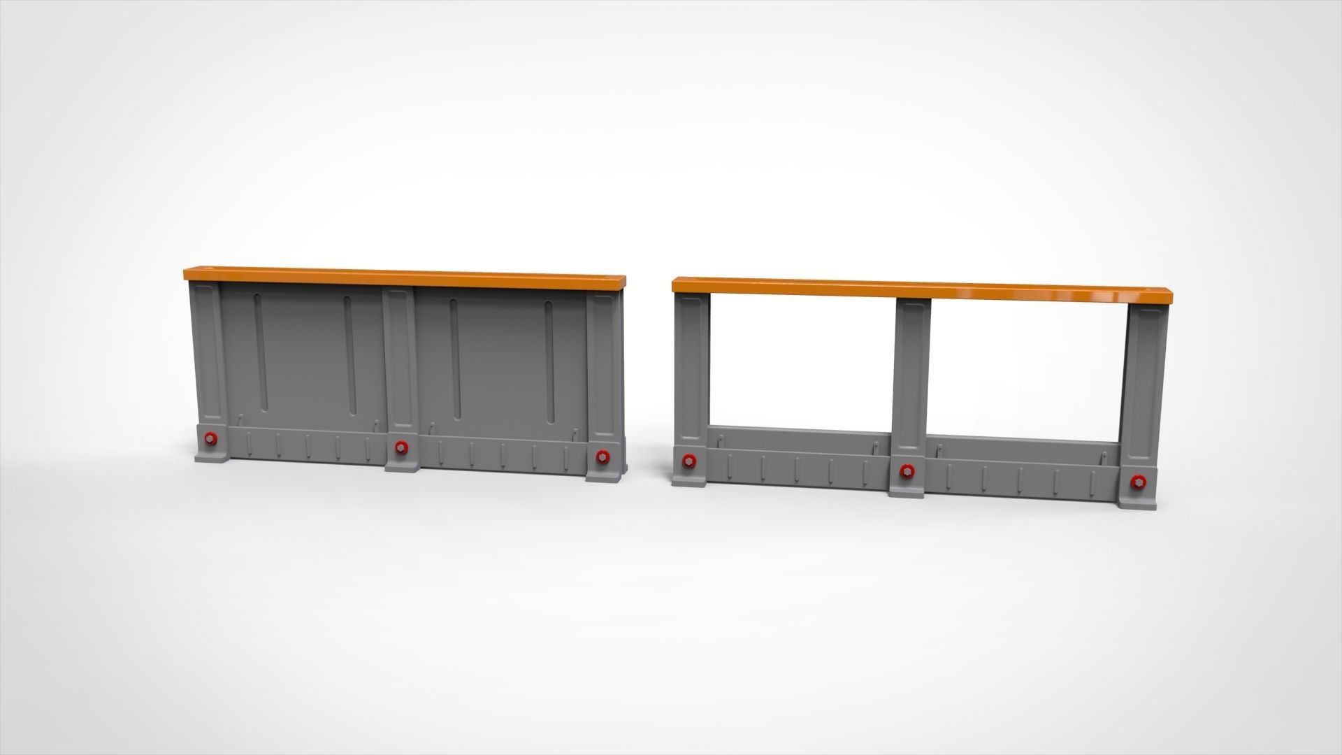 sci-fi Railing 3 3D model_11