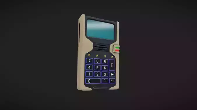 Lock 26 Low-poly 3D model