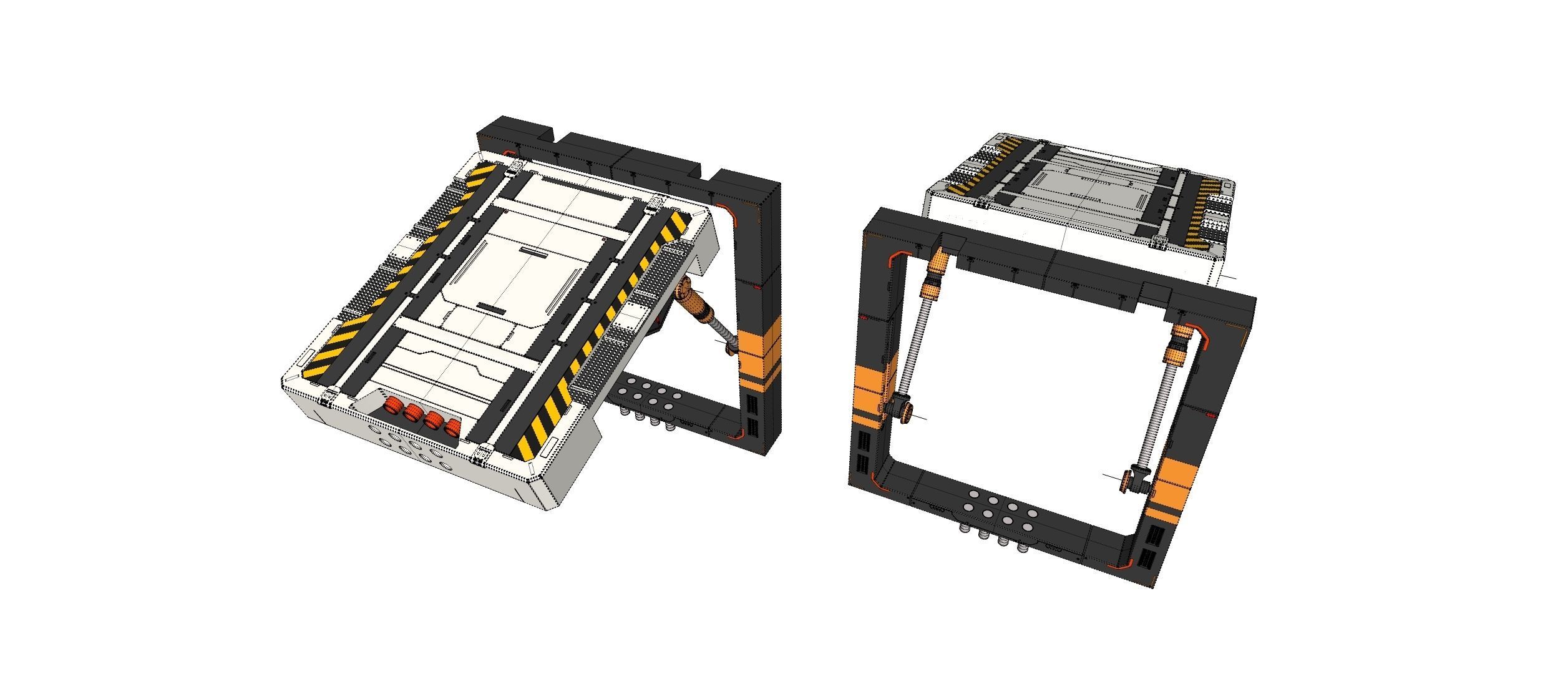 sci fi door 13 3D model_22