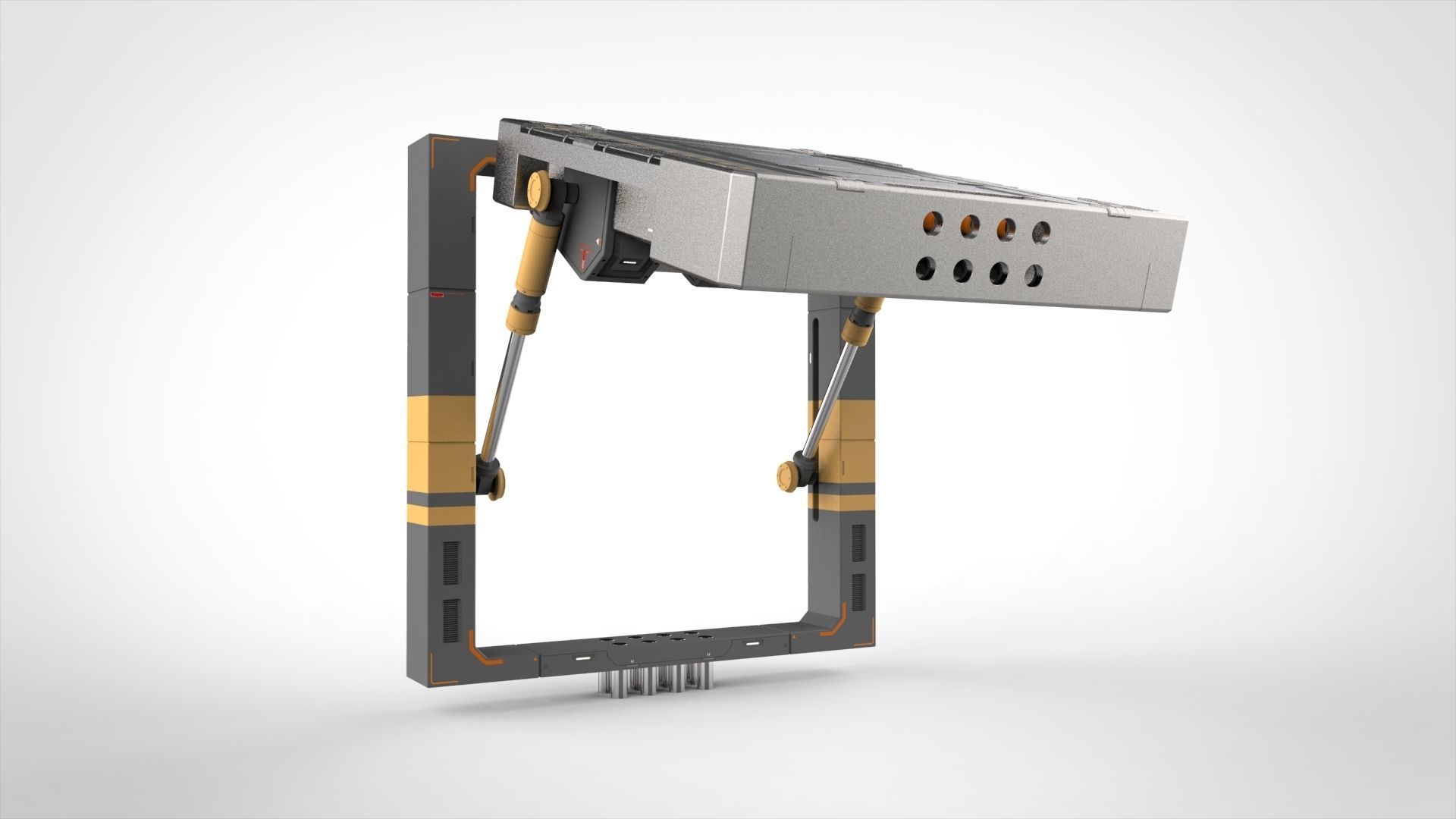 sci fi door 13 3D model_16