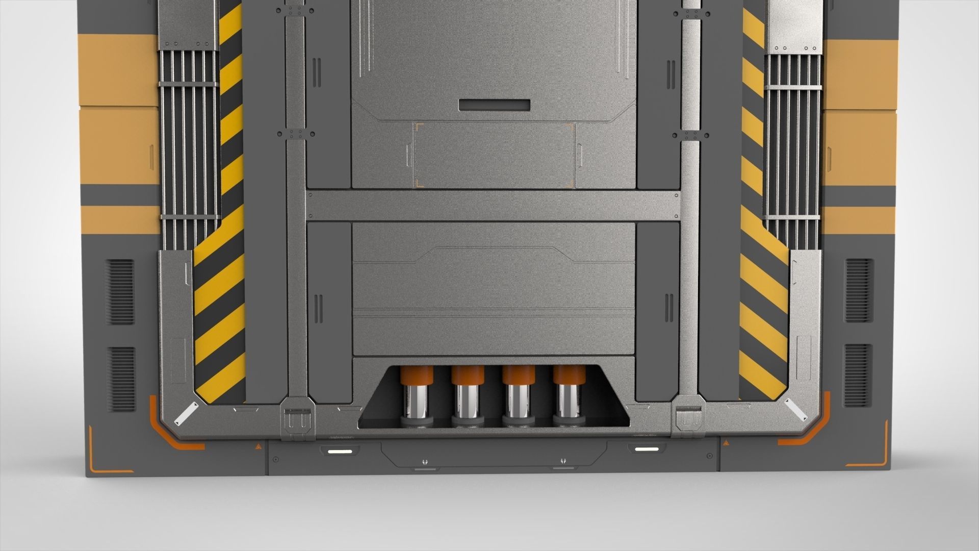 sci fi door 13 3D model_12