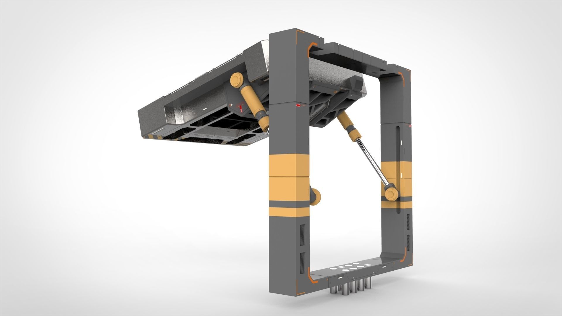 sci fi door 13 3D model_13