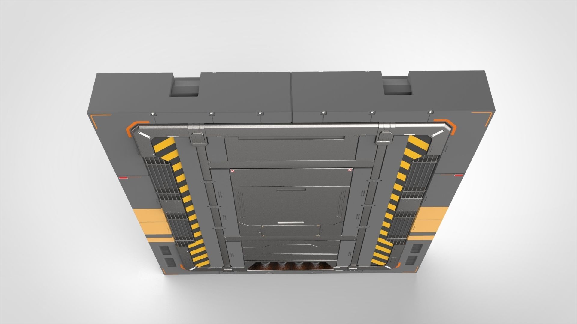 sci fi door 13 3D model_10