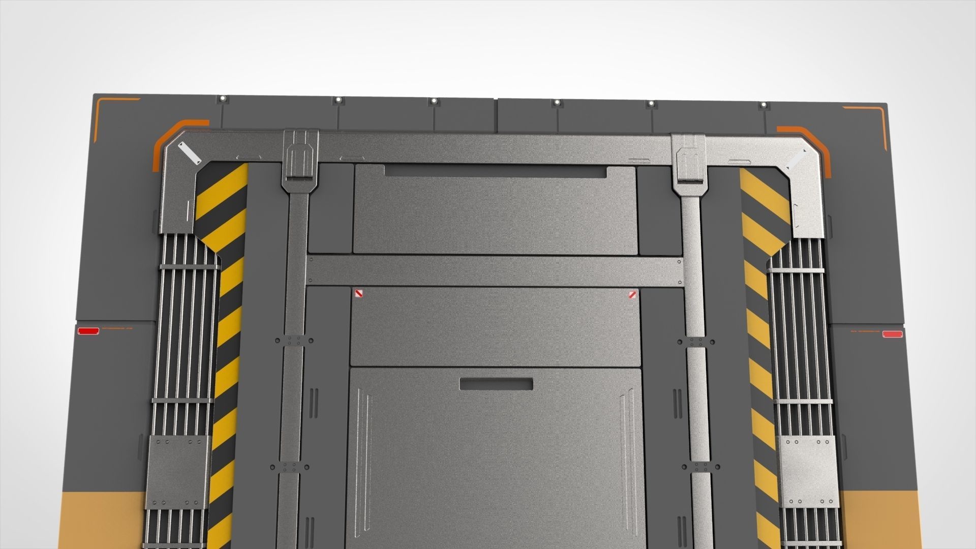 sci fi door 13 3D model_11