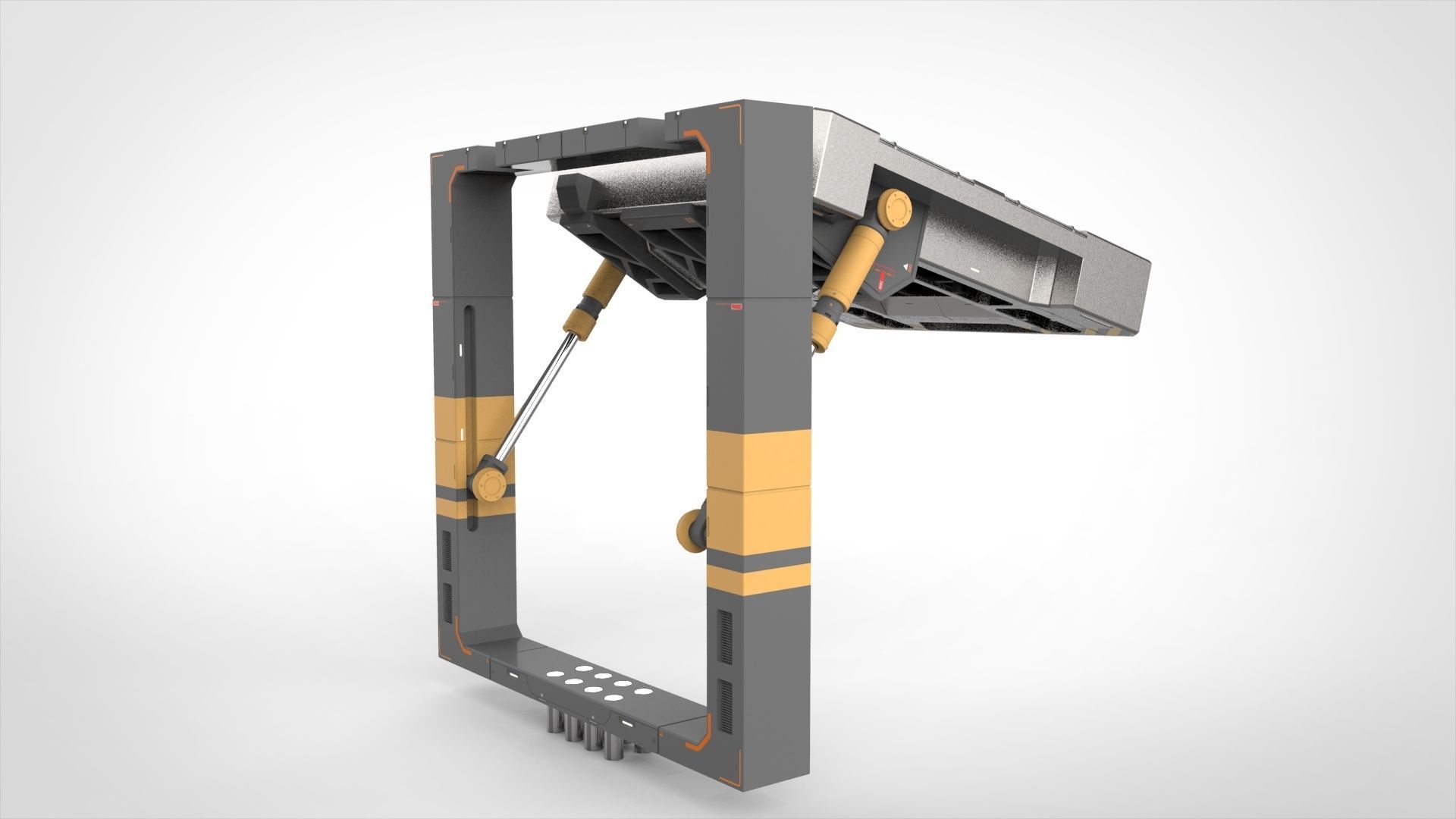 sci fi door 13 3D model_15