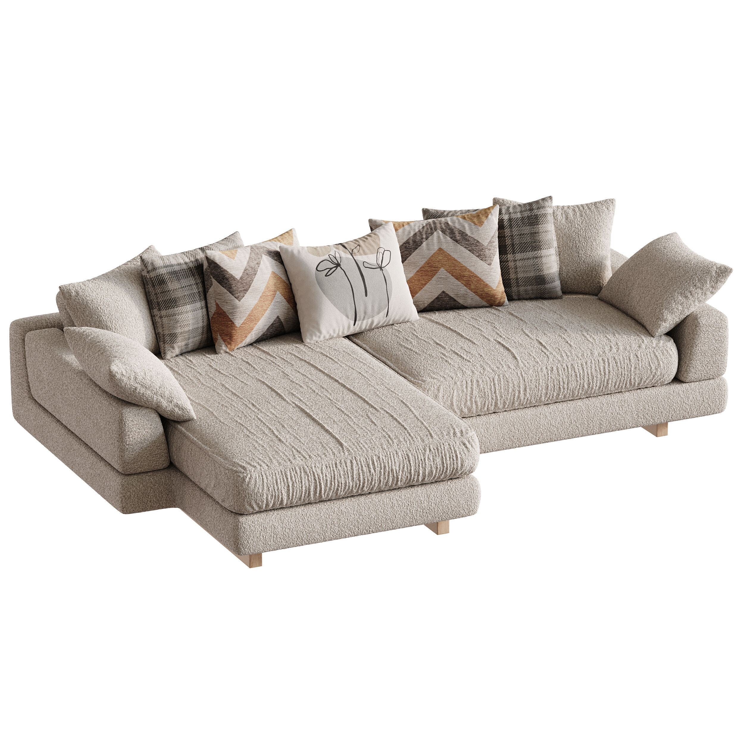  AMUR Puffy Sofa 3D model_6