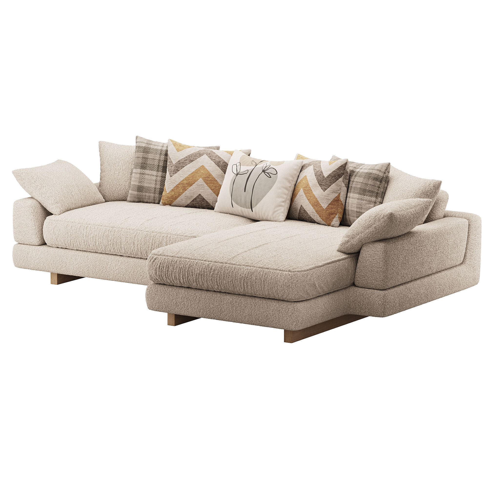  AMUR Puffy Sofa 3D model_8
