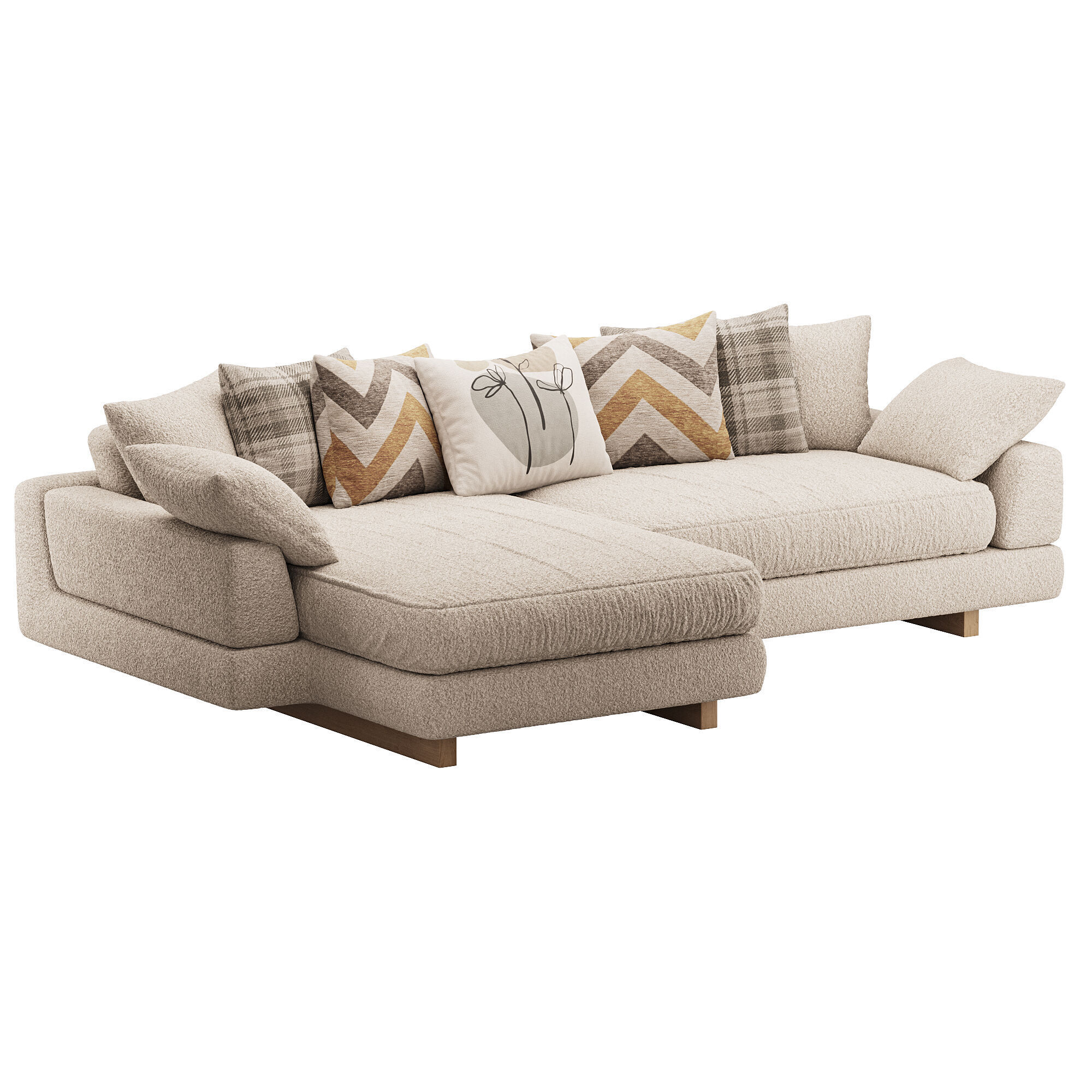  AMUR Puffy Sofa 3D model_7