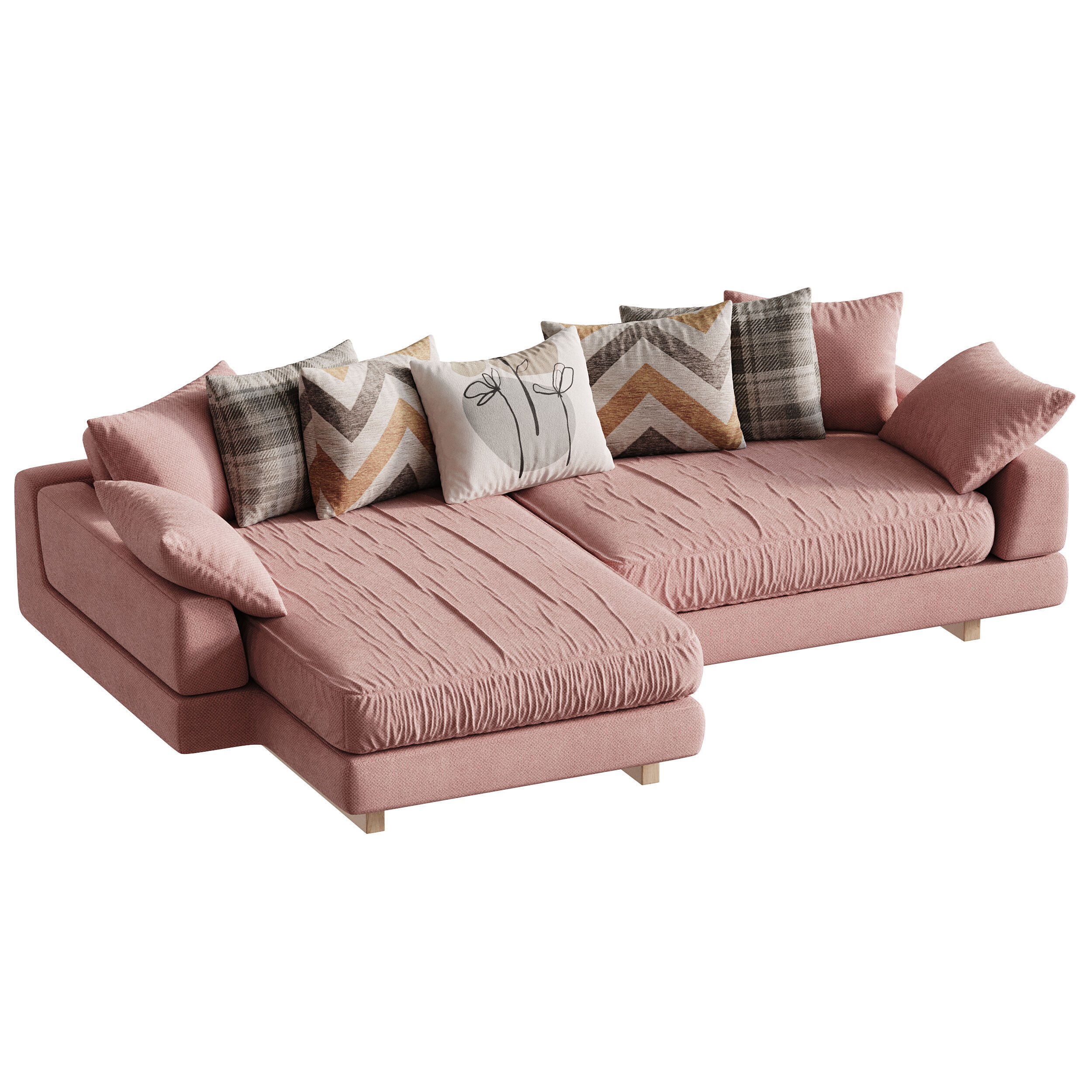  AMUR Puffy Sofa 3D model_9