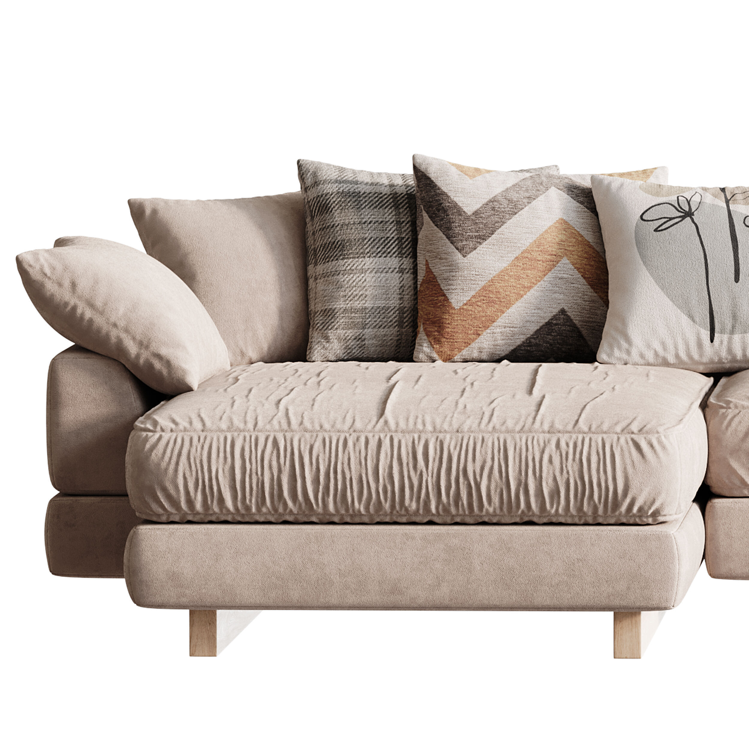  AMUR Puffy Sofa 3D model_11