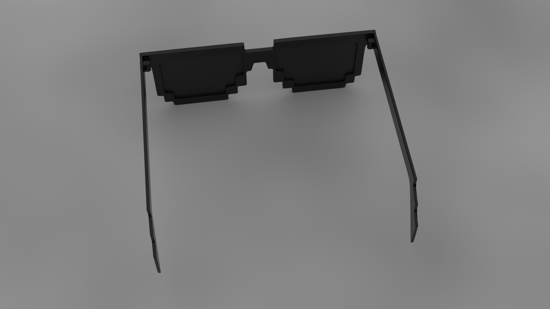 Sunglass - Building blocks type 3D print model_3