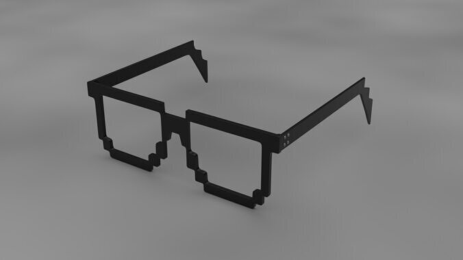 Sunglass - Building blocks type 3D print model